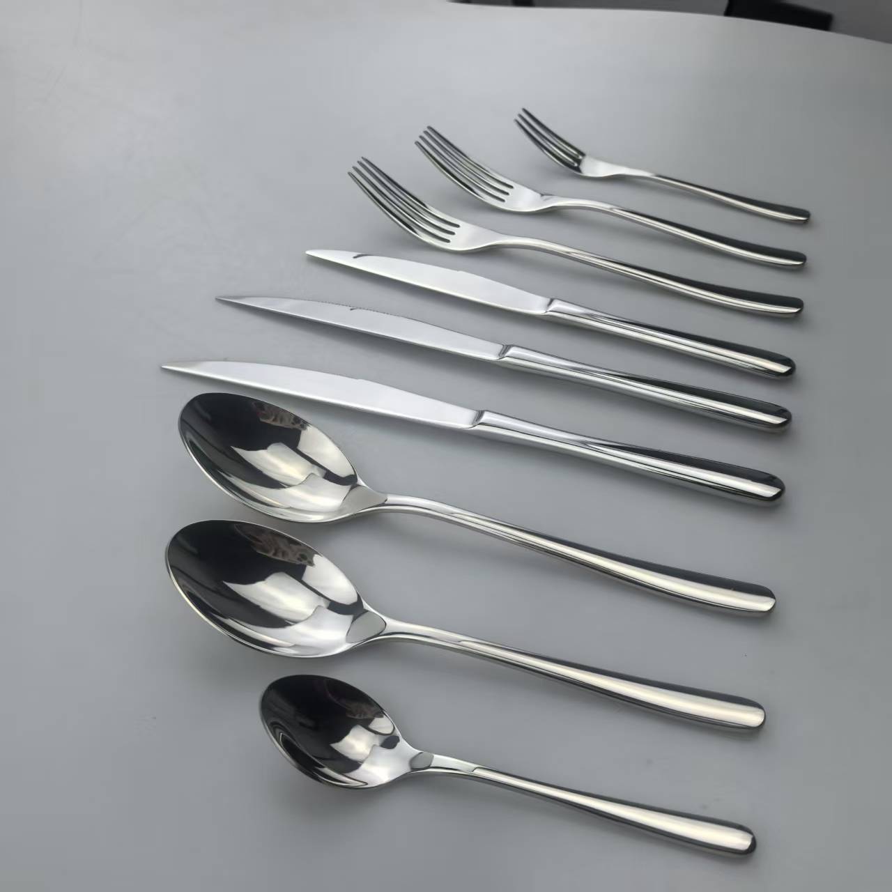 Bulk Wholesale Cutlery, Trendy Design Restaurant Silverware 4