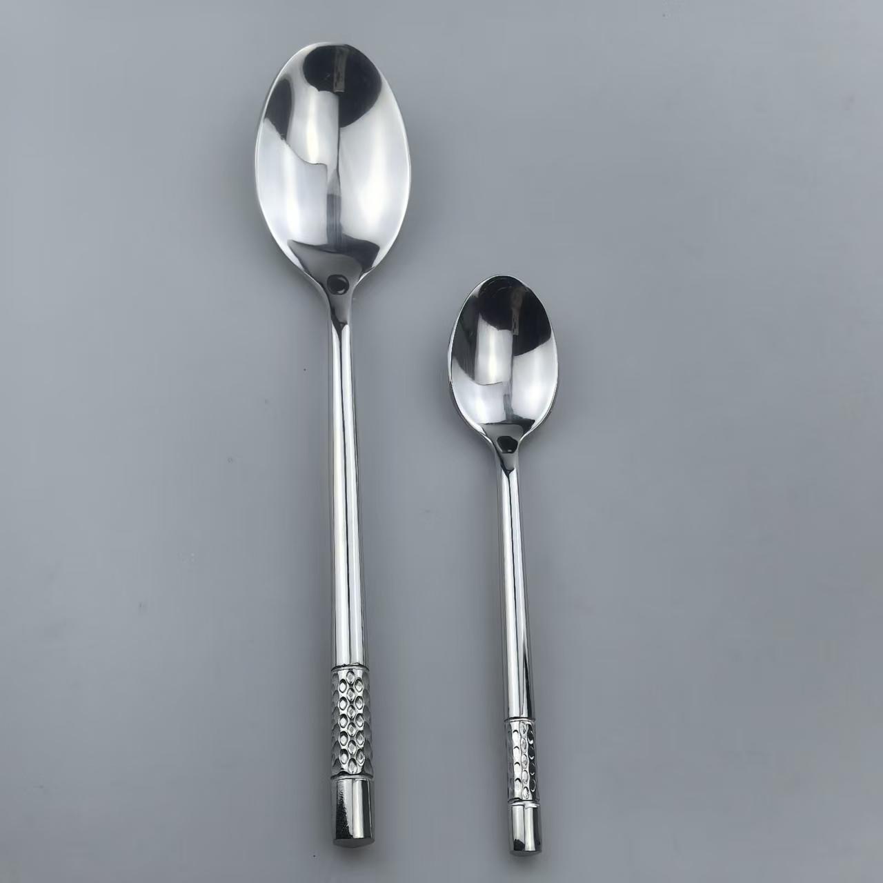 Pattern Grip Stainless Steel Cutlery Set 6