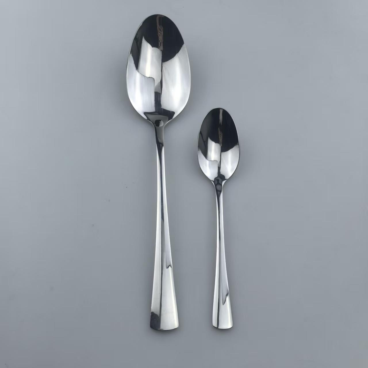 Geometric Cut-Out Handle Stainless Steel Cutlery Set 6