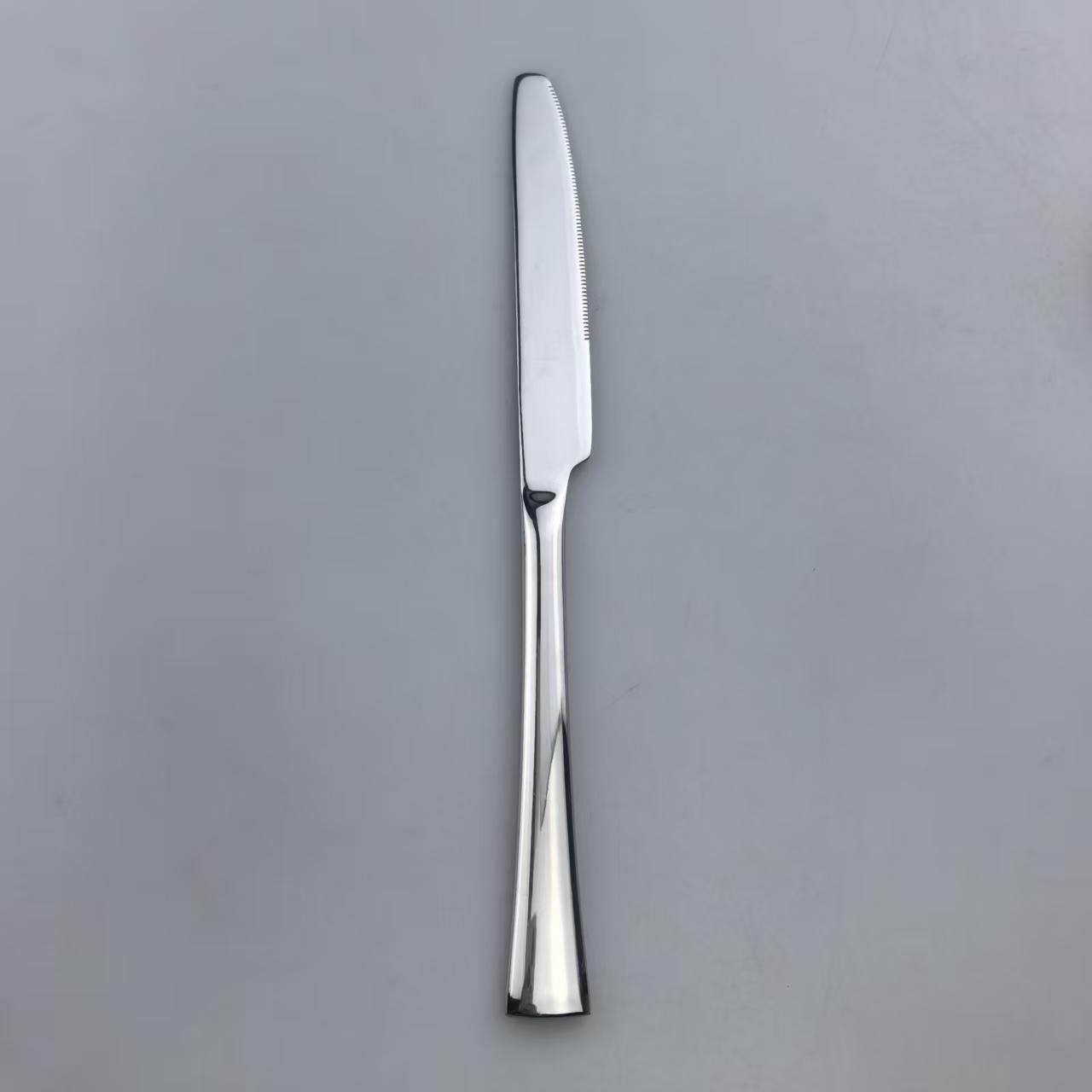Geometric Cut-Out Handle Stainless Steel Cutlery Set 7