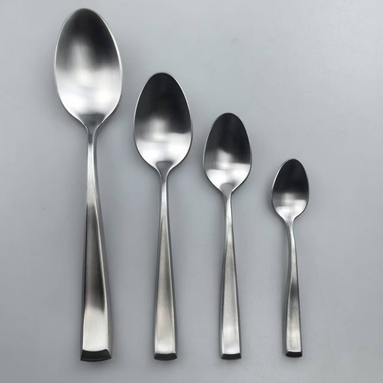Matte Finish Stainless Steel Cutlery Set – Satin Flatware 6