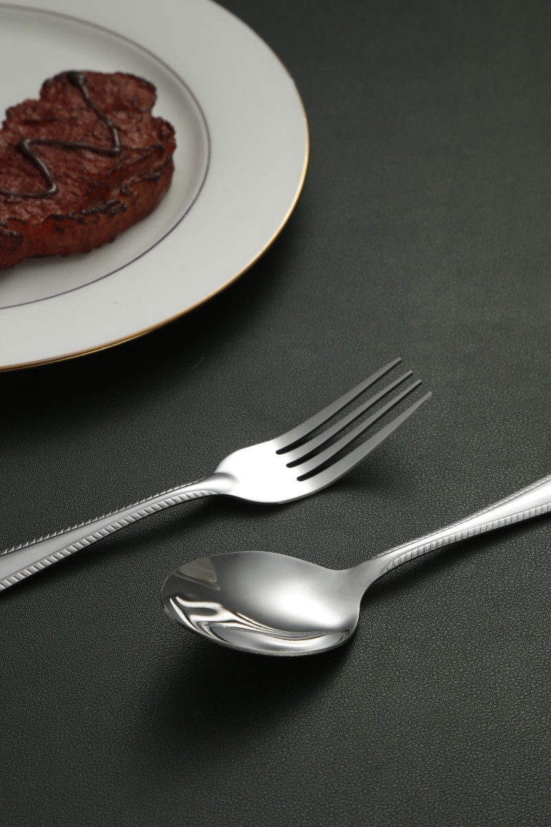 Vintage Rope Trim Silverware Cutlery Set 6